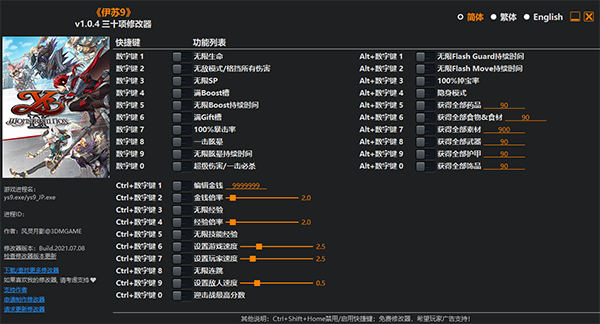 伊苏9修改器下载 v1.0.4 伊苏9修改器下载 v1.0.4