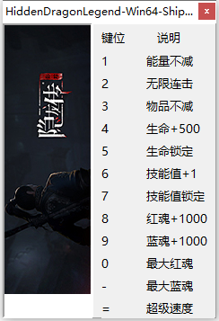 隐龙传影踪修改器PC版下载 v1.0 隐龙传影踪修改器PC版下载 v1.0