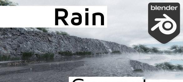 Baga Rain Generator(Blender下雨模拟插件)最新版 1.0.6 免费版 Baga Rain Generator(Blender下雨模拟插件)最新版 1.0.6 免费版