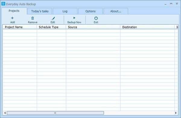 Everyday Auto Backup(自动备份工具)官方版 3.4免费版 Everyday Auto Backup(自动备份工具)官方版 3.4免费版
