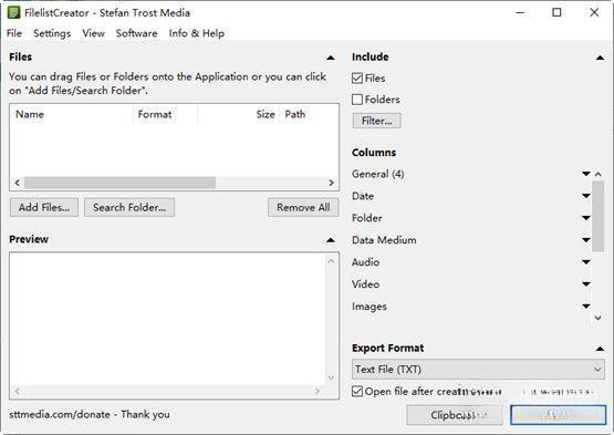 Filelist Creator23(文件列表生成软件) 23.6.13 免费版 Filelist Creator23(文件列表生成软件) 23.6.13 免费版