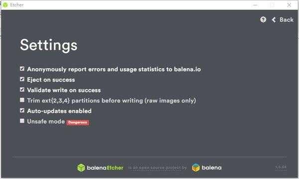 balenaEtcher(U盘镜像制作工具)官方版 1.5.122免费版